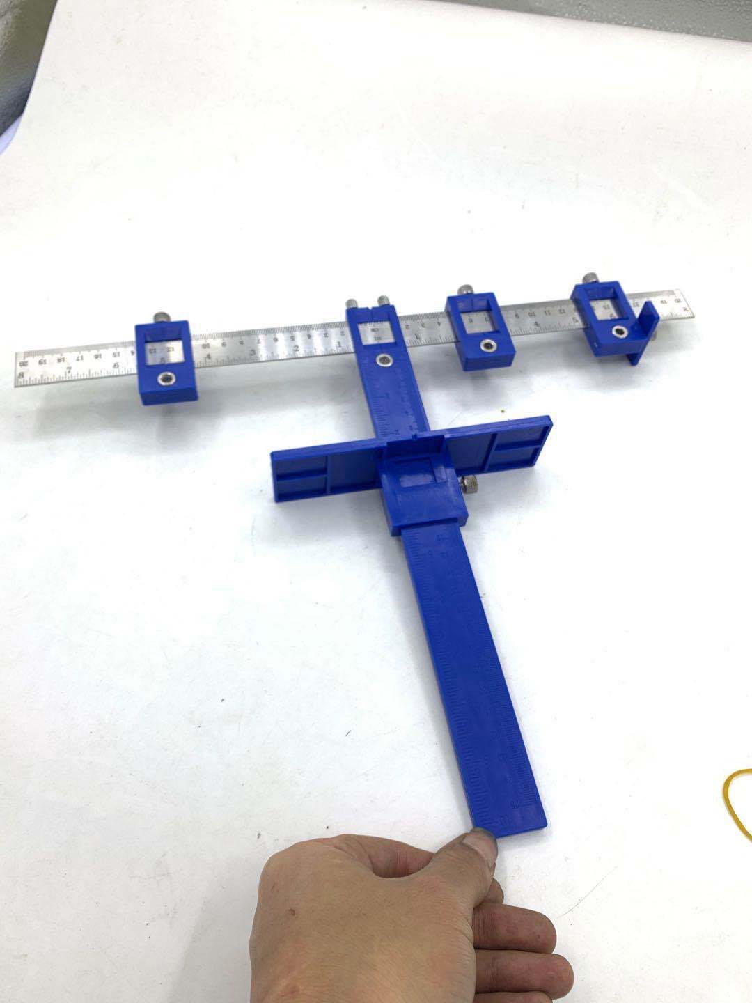 木工拉手定位家具木工打孔定位器 可调节辅助安装 开孔定位
