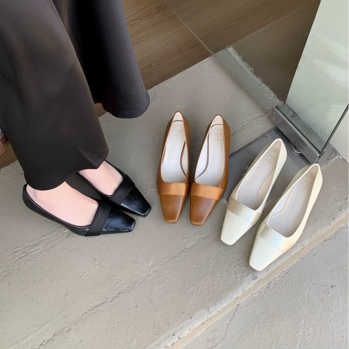 Универсальная демисезонная обувь, рабочие туфли, корейский стиль, 2025 год, тренд сезона