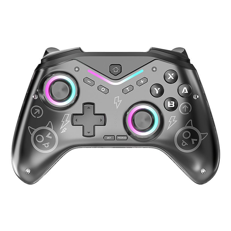 工場新製品switchゲームハンドルRGBランプマクロプログラミングボタン定義PCハンドルマグネットマスクハンドル|undefined