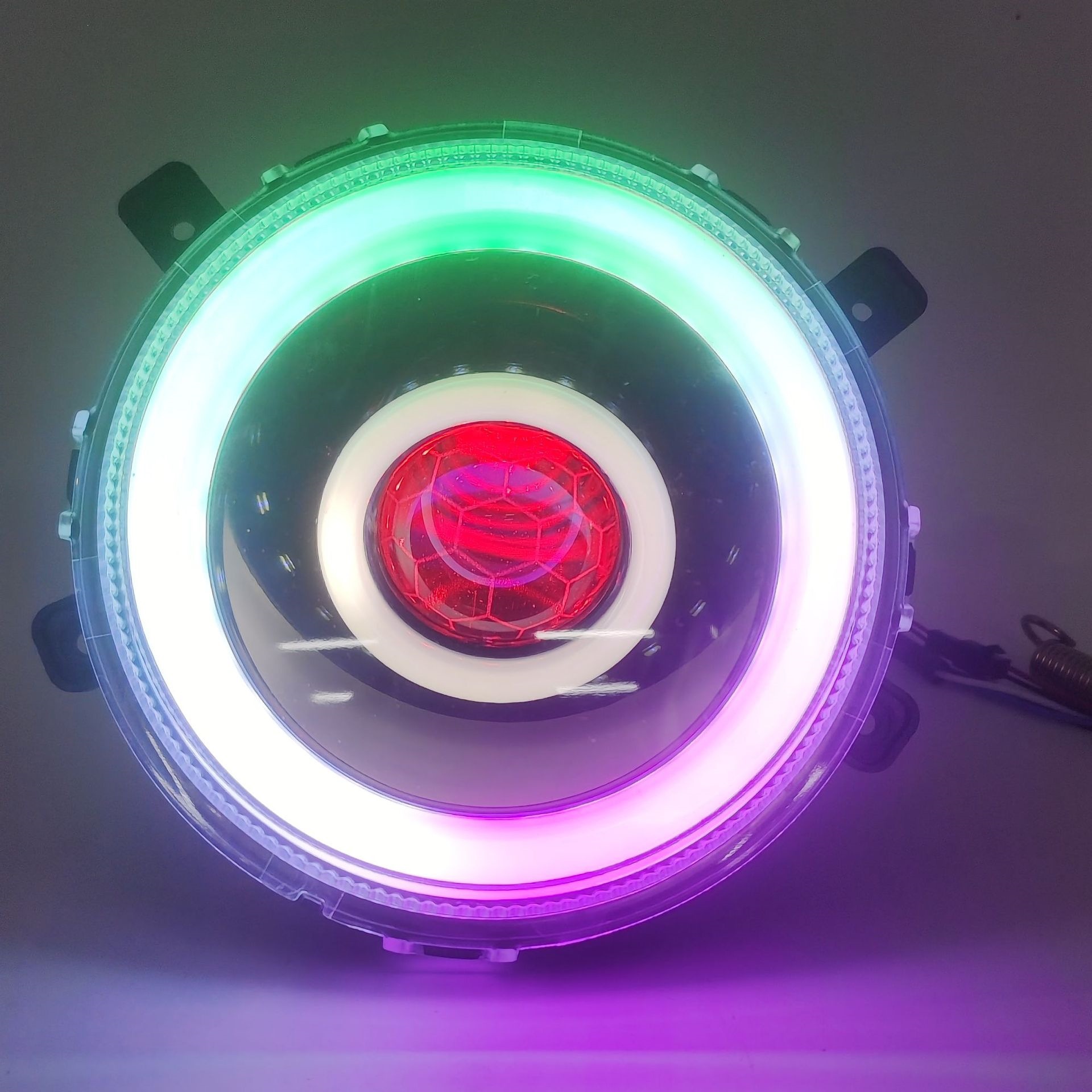 N9Gt Bull Bluetooth Adjustable 12V Honeycomb Headlight Taibang Songjie Jiadi Electric Vehicle Bull N9 Front Headlight