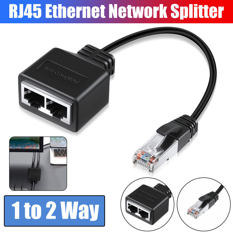現物三方rj45一分二rj45一引き二ギガビットケーブル超六類ネットワークケーブル一分二ネットワーク分|undefined
