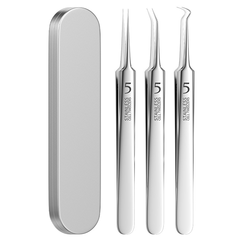 Super punta N ° 5 clip celular clip de acné blackhead eliminación pinzas salón de belleza aguja especial acné eliminación de acné