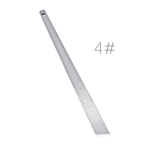 Stainless Steel Angled Pedicure Knife, Seam Scraper, Carving Knife, Carving Knife with Angled Blade, Nail Scraper, Manicure Knife, No. 4 Knife