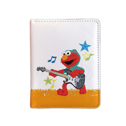 Sesame Street cartoon PU leather passport holder, passport case, document organizer, travel passport holder, document storage pouch