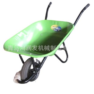 Factory supply construction site garden tools trolley pull cart light green WB5012