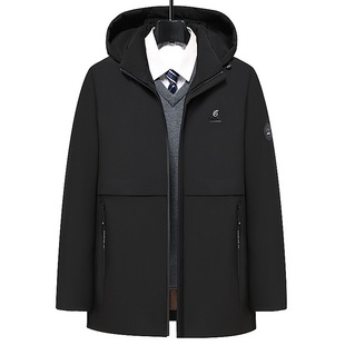 Customized Logo [Factory Direct Sales] New Winter Men's Sports and Leisure Cotton Clothes for Middle-Aged and Elderly Loose Business Cotton