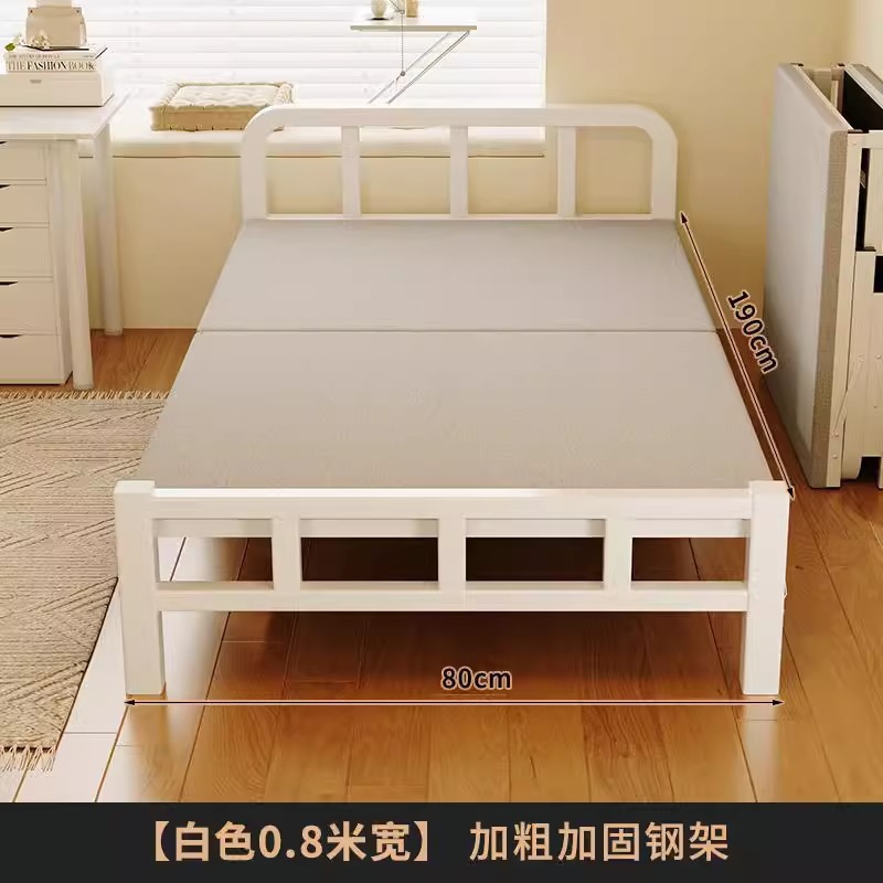 Fábrica directa de cama plegable simple cama de almuerzo cama de alquiler doméstico cama plegable simple cama de cama temporal