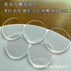 アクリル板透明レーザーマーキング精密彫刻穴あけ曇りガラス板曲げ研磨加工