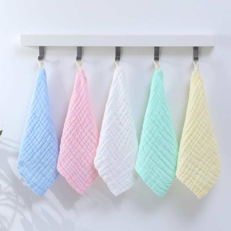 Cotton children's gauze eating bib for kindergarten