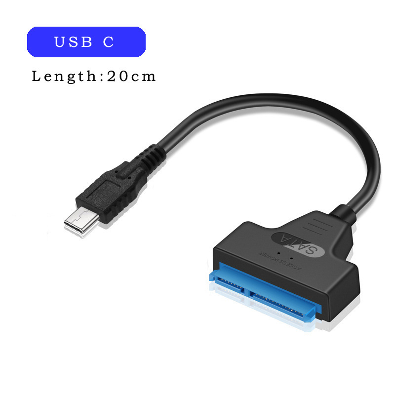 クロスボーダー USB3.0 から SATA ハードドライブデータケーブル 2.5/ 3.5inch SSD ハードドライブユニバーサル転送イージードライブケーブル|undefined