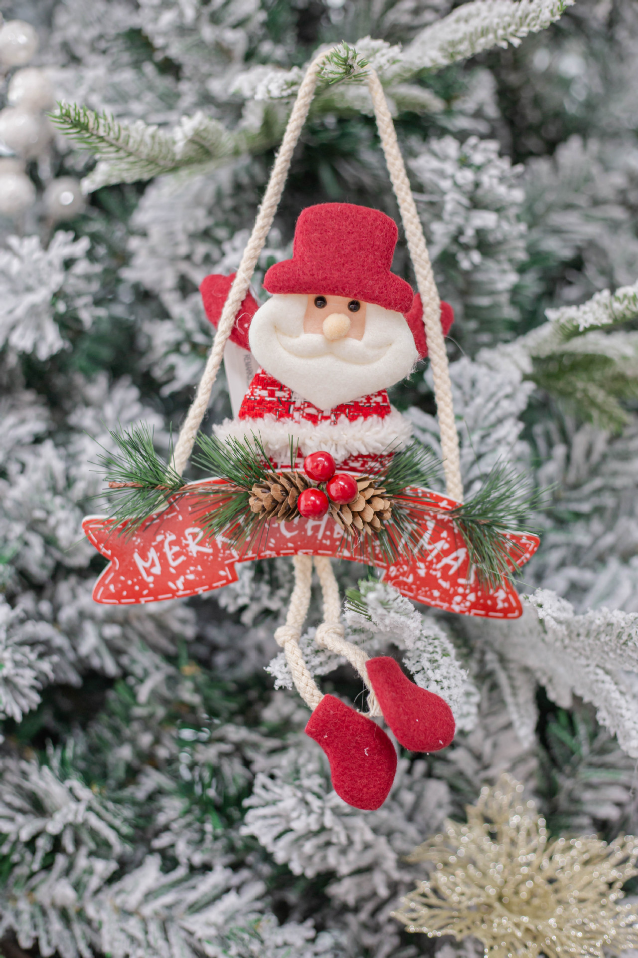 Decoración del árbol de Navidad personalizada colgante muñeca de nieve de Navidad KT Board Doll Listing Atmosphere Decoration