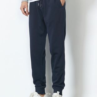Fleece-Lined Thickened Sweatpants for Men, Autumn and Winter Loose Trendy Gray Casual Joggers with Drawstring Cuffs, Solid Color