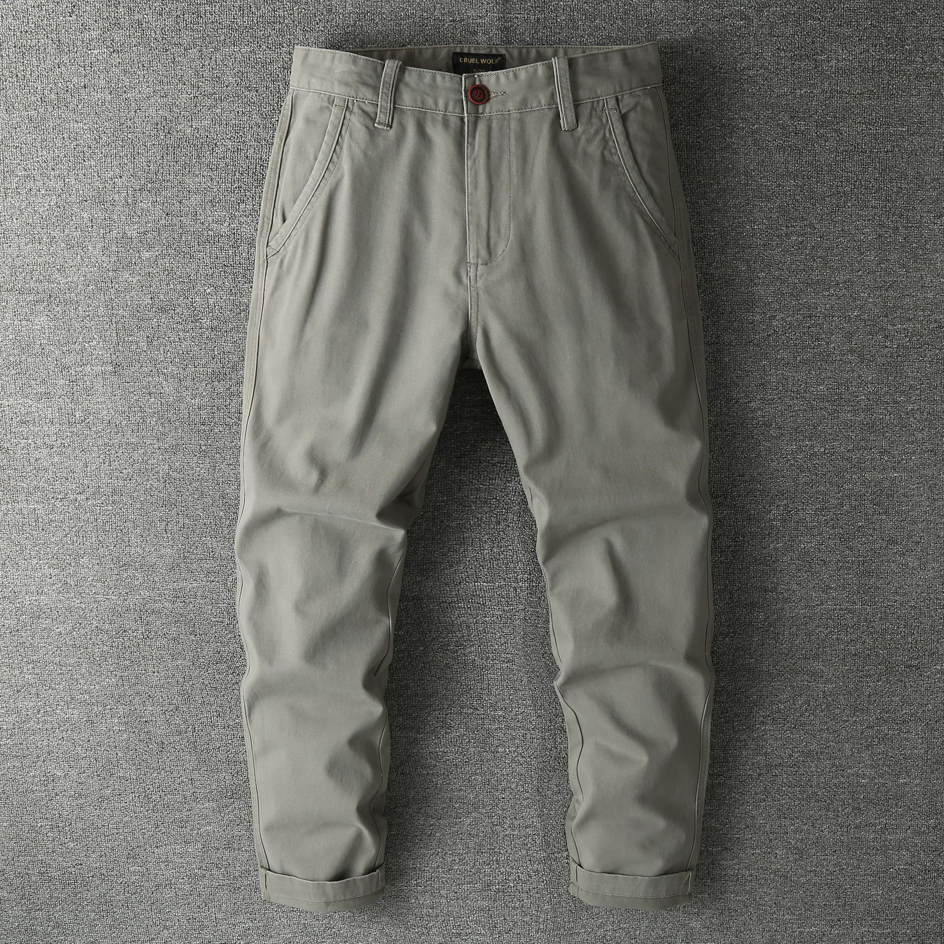Nuevos pantalones de hombre de primavera y otoño de algodón europeo y americano de camuflaje monos casuales Pantalones rectos pantalones de hombre fábrica al por mayor