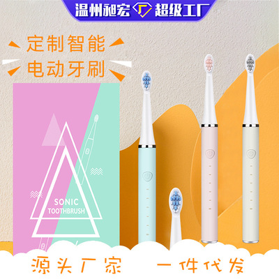 waterproof Sonic Electric toothbrush wholesale Adult section lovers Rechargeable Soft brush fast Bubble Scaler