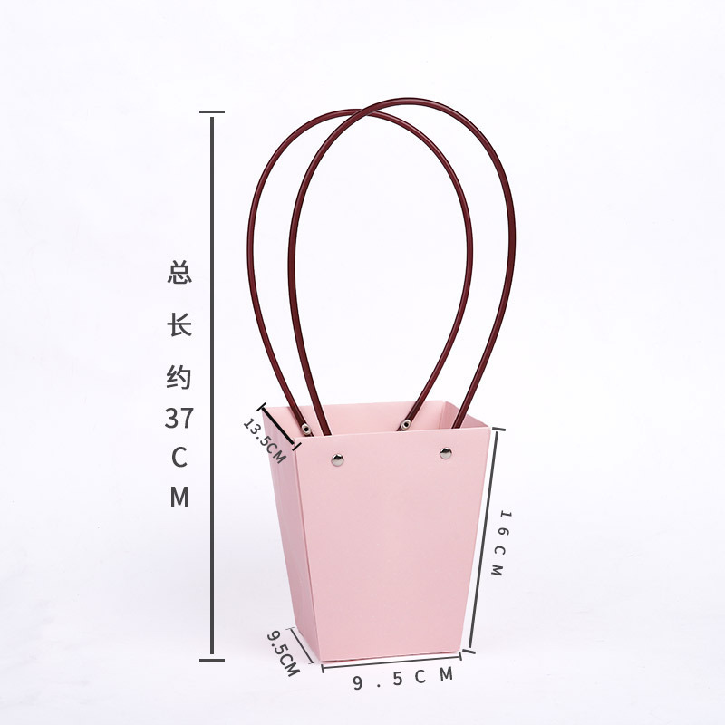 Bolsa de PVC transparente para arreglos florales del Día de la Diosa, bolsa impermeable para ramo de flores, caja de flores portátil, bolsa de embalaje para flores