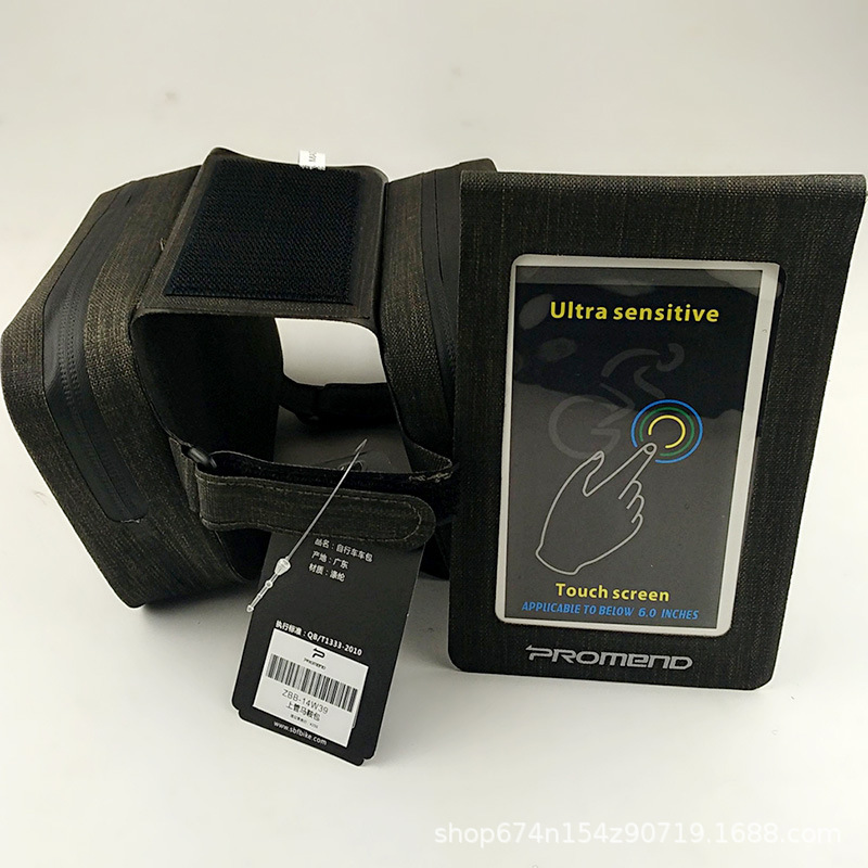 Promend bolsa de bicicleta mountain bike Road Bike navegación pantalla táctil tubo superior haz frontal BOLSA DE TELÉFONO MÓVIL equipo de equitación