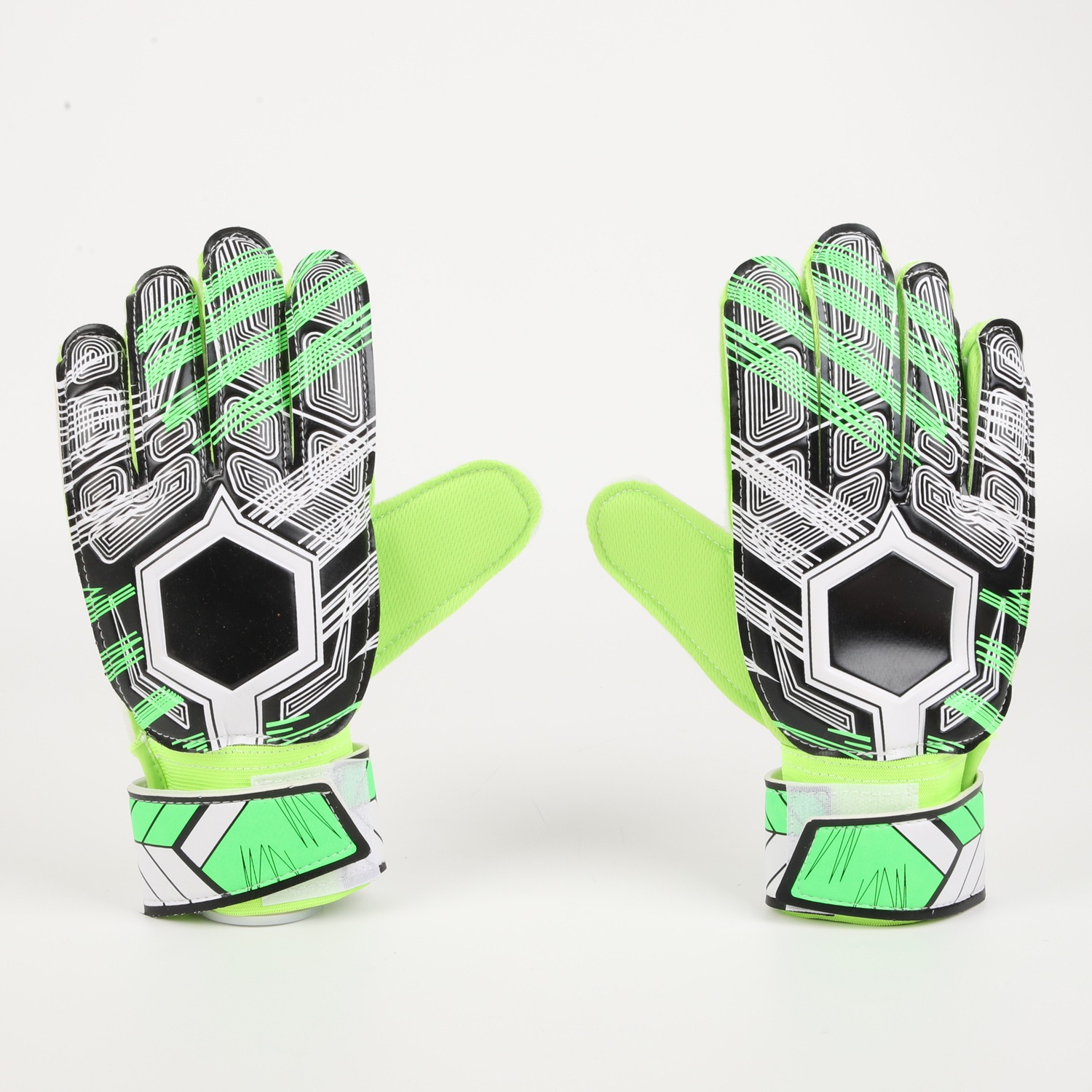 Professional anti-slip latex finger guards, durable soccer goalkeeper gloves for training, suitable for both youth and adult goalkeepers