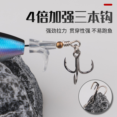 Floating tractor lure surface system explosion water pencil propeller freshwater fishing northern pike snakehead long cast