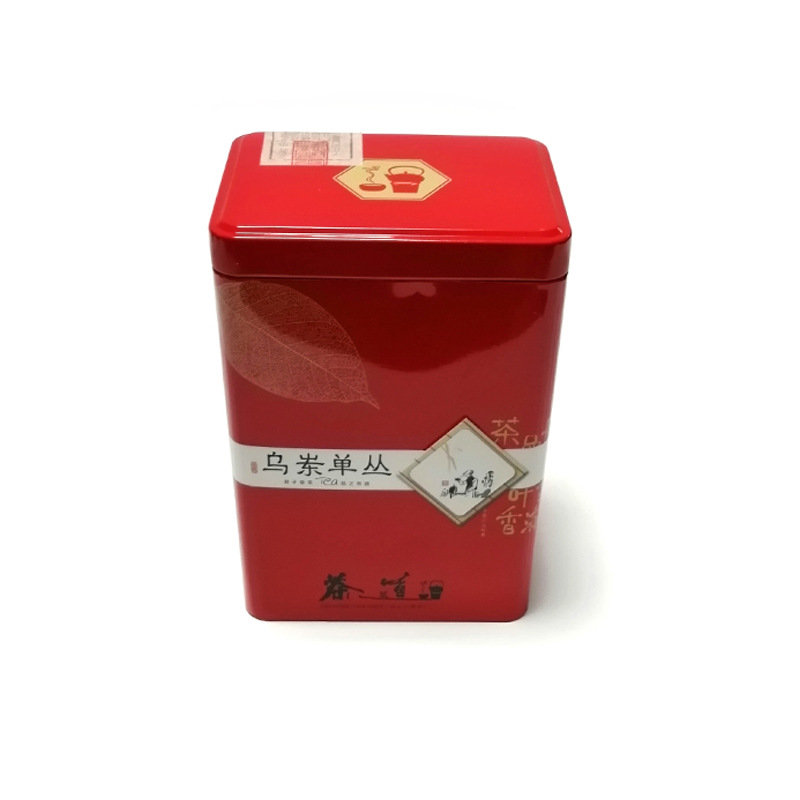 长方形茶叶包装铁盒 乌岽单枞茶叶包装礼品铁盒 金属茶叶罐