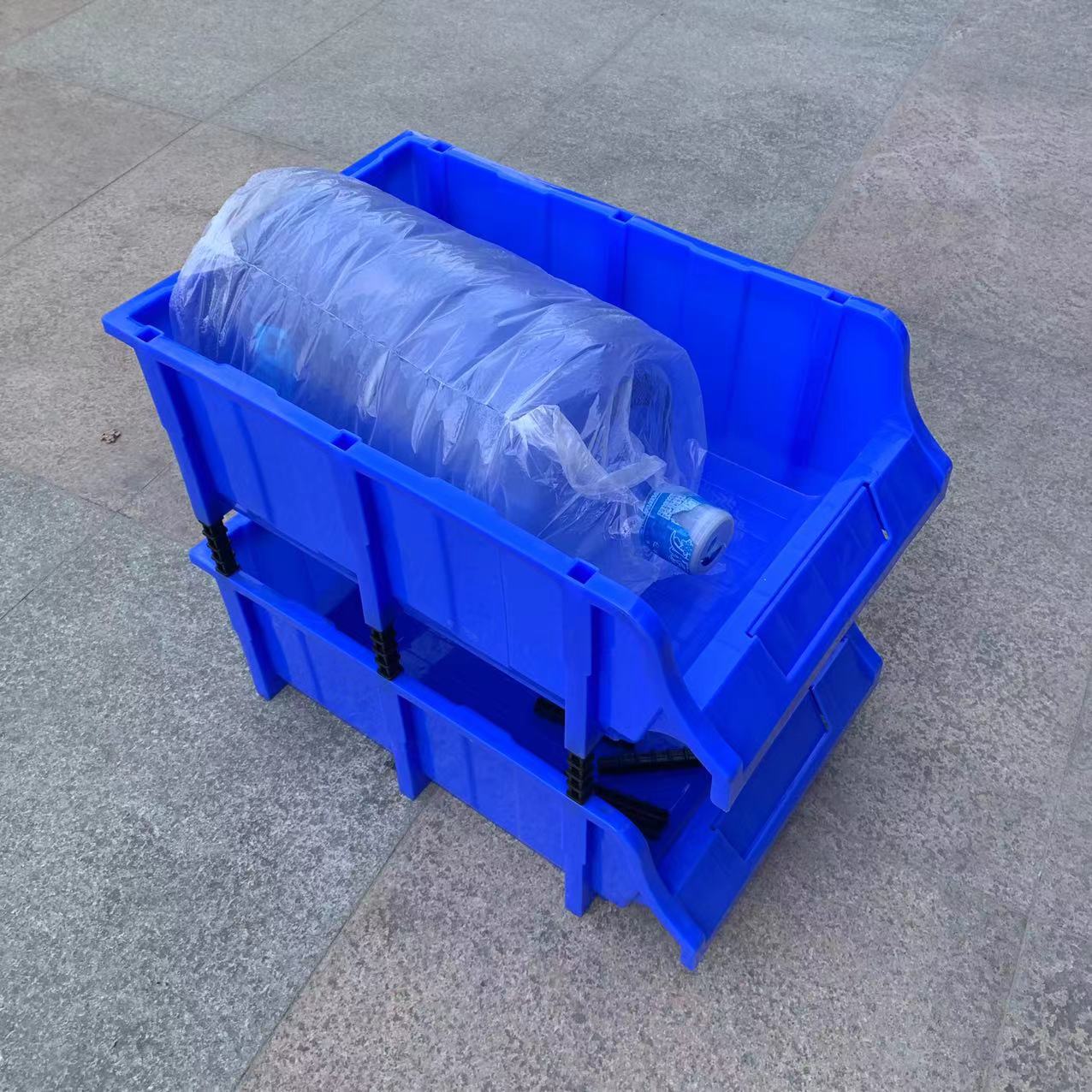 大号塑料斜口零件盒可加支柱可加高 东莞厂家直销全新料加厚塑胶