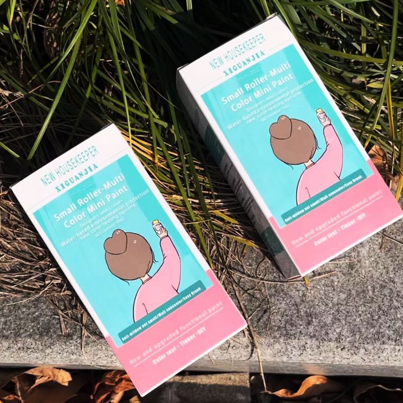 外贸墙面自刷补墙漆乳胶漆内墙小滚刷白修复去污补漆焕新墙面修复