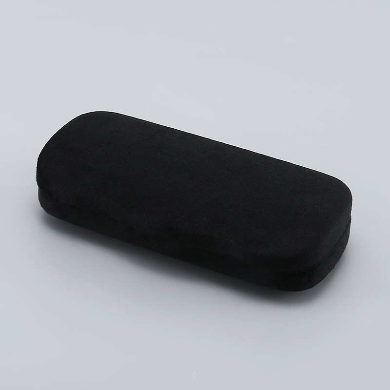 Caja de gafas de sol de moda alta calidad caja de hebilla de cuero caja de moda de alta gama personalidad caja de hierro bolsa de espejo tela