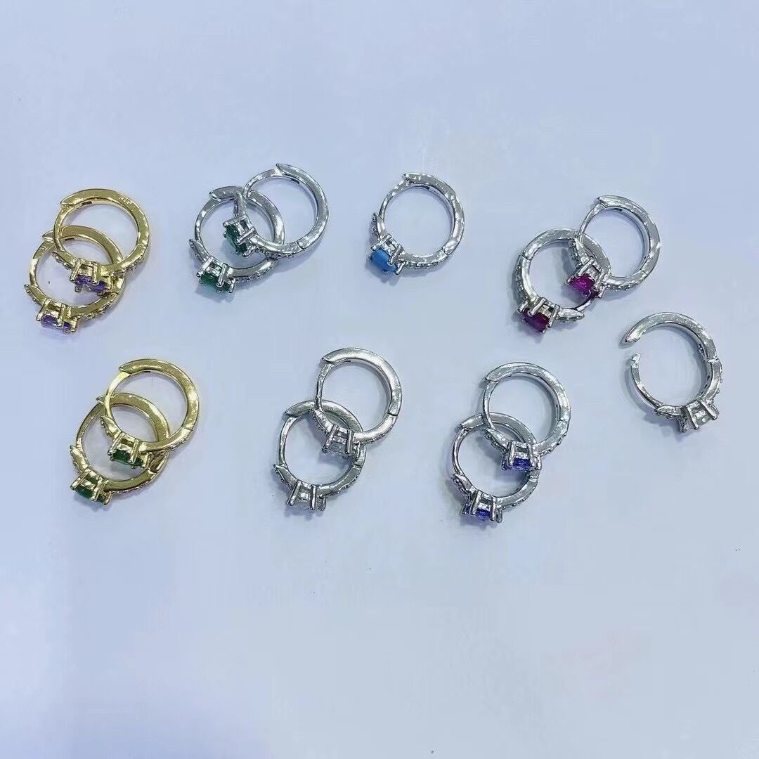 Clip D&#39;oreille En Cuivre Zircon Coeur Coréen En Gros Nihaojewelry display picture 3