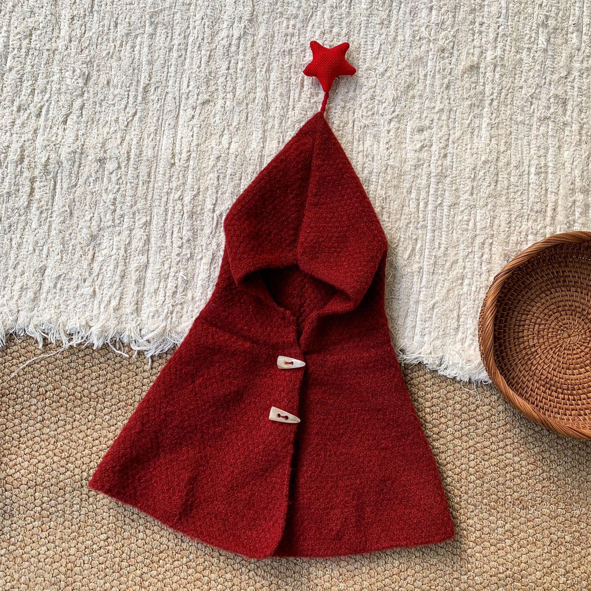 Sombreros infantiles bufandas un sombrero de invierno 2025 nuevo estilo extranjero bebé niñas tesoro niñas abrigo sombrero de punto image 10