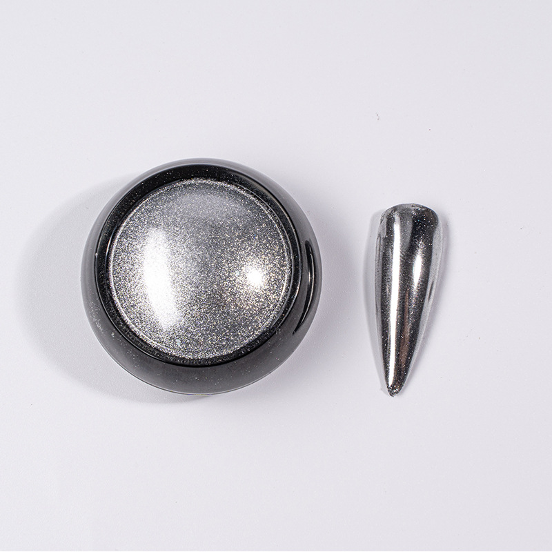 TikTok mismo Rainbow Mirror harina agua ondulación espejo mágico polvo al por mayor En stock suministro transfronterizo de uñas sólido espejo mágico polvo