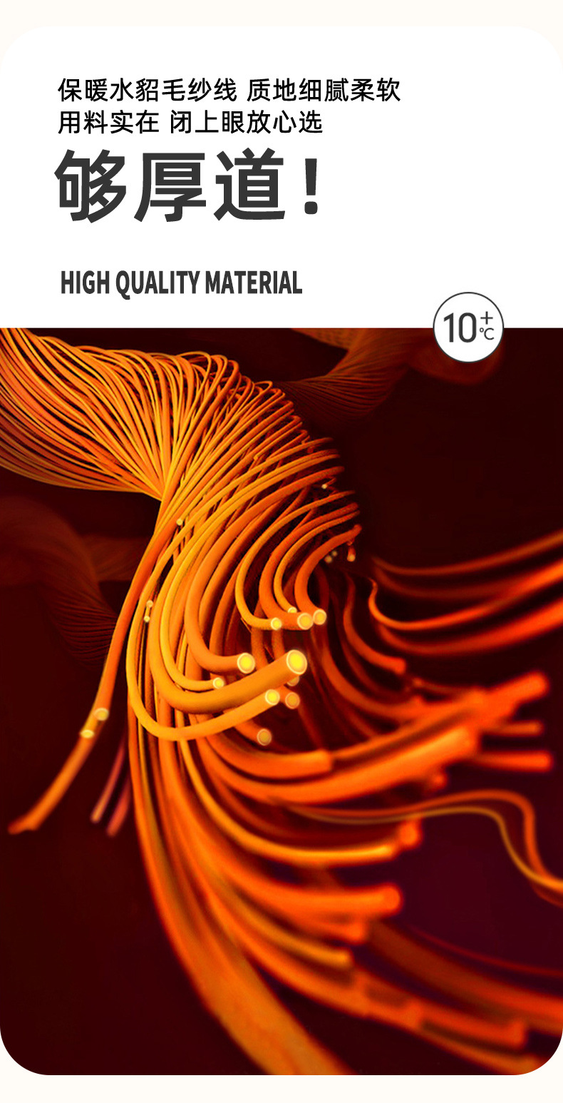 2022新款可爱兔耳朵保暖手套女 毛绒学生半指手套