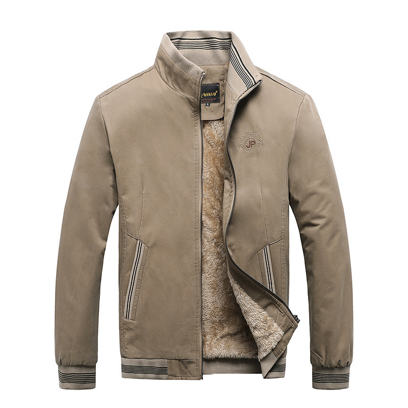 Herren Winterjacke Für Business Casual Mit Weichem Plüschfutter_voghion.com