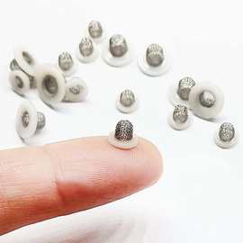 机械油质管道注塑过滤网帽小规格304不锈钢帽状过滤网密封垫定制