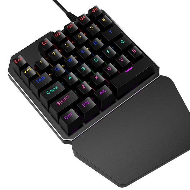 英克爾k 9片手の機械のキーボードの銃の神の王座はニワトリのゲームの左手のキーボードのebayを食べて国境を越えてアマゾンを越えます。|undefined