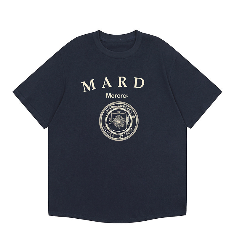 【カウンター品質】韓国マルディトレンドブランド半袖Tシャツリトルデイジードーマンプリントラウンドネックピュアコットンクロスボーダー|undefined