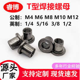M4M5M6M8M10M12  T型焊接螺母 T帽 T型螺母 管家具和运动器材配件