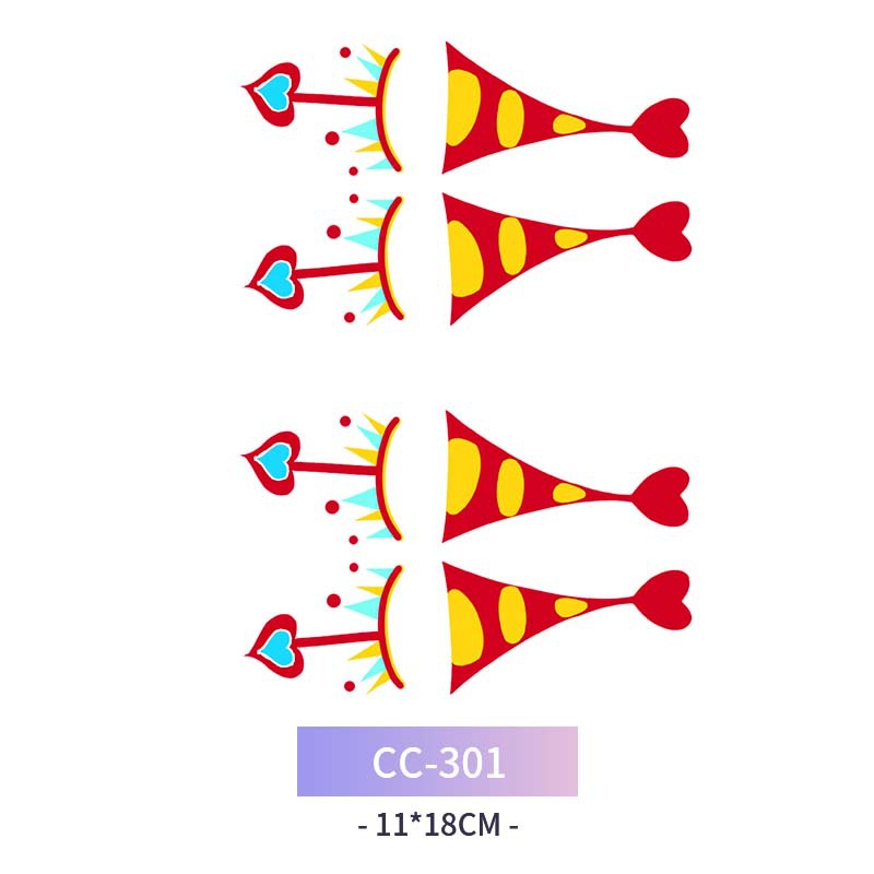 Transfronterizo en stock al por mayor de halloween colorido mariposa tatuaje pegatinas simulación sangrienta cicatriz pegatinas divertidas pegatinas impermeables