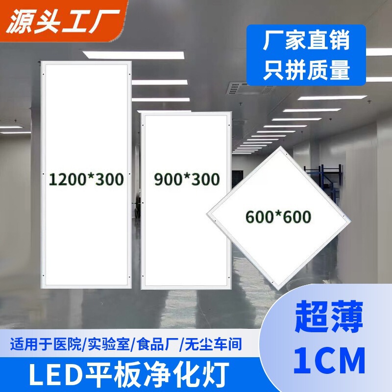 Purification light LED panel light 300×1200 for dust-free workshops, hospital operating rooms, laboratory ceiling light, cleanroom light Purification light LED panel light 300×1200 for dust-free workshops, hospital operating rooms, laboratory ceiling light, cleanroom light