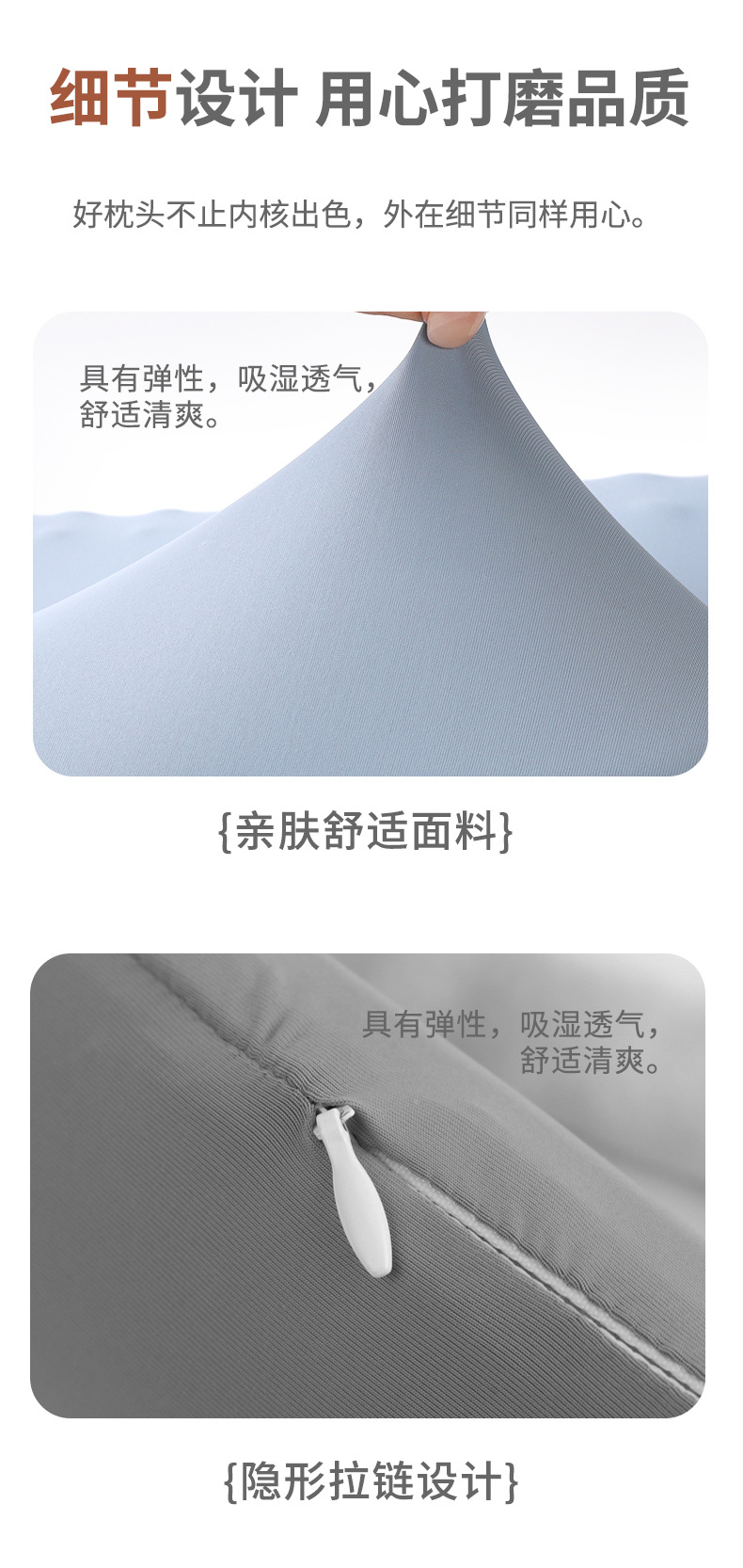 Cross-border Cervical Spine Support Sleep Cloud Pillow Neck Pillow Ergonomic Memory Foam Pillow Sleeping Side Sleep Memory Pillow