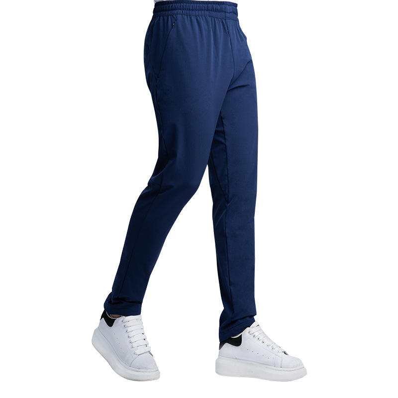 Dijia el mismo estilo pantalones casuales de secado rápido pantalones de escalada elásticos rectos delgados para hombres pantalones deportivos para correr al aire libre