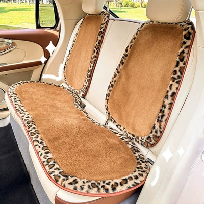 Cover with Leopard Print Decoration for | Seat cushion, seat cover
