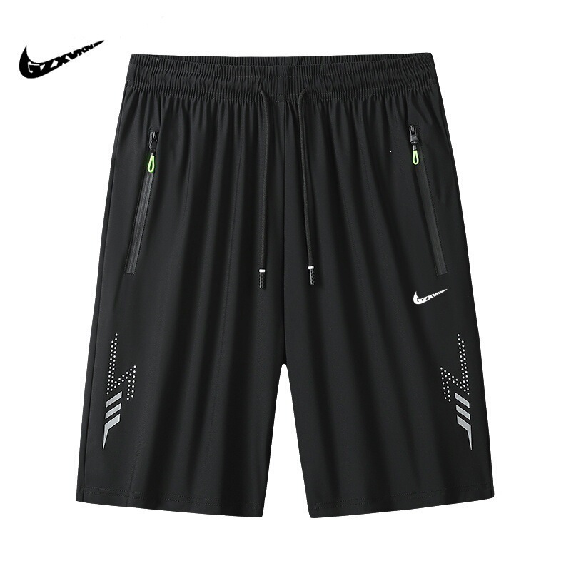 Cross-Border Summer Ice Silk Plus-Size Shorts for Men, Thin Loose-Fitting Sports Shorts, Running Casual Quick-Dry Pants Manufacturer