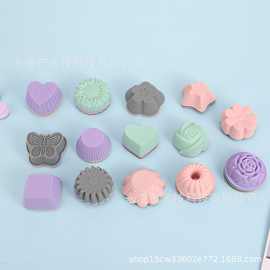 食品硅胶蛋糕模具马芬杯花边蛋糕模巧克力易脱模烘焙工具批发手工