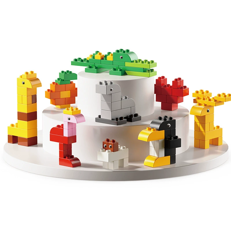 Большие гранулированные строительные блоки, сборка, пазл, большие детские блоки, интеллектуальные игрушки для мозга, мальчики и девочки