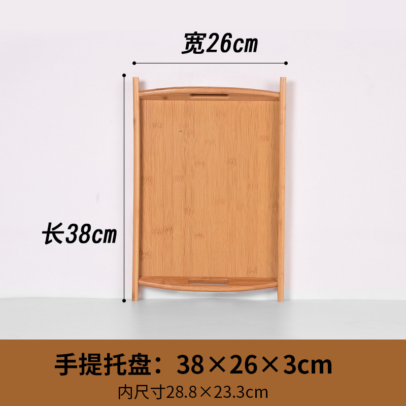 Paleta de productos de salón de belleza bandeja de madera bandeja de fruta de bambú bandeja de té de bambú bandeja de mezcla de aceite esencial rectangular