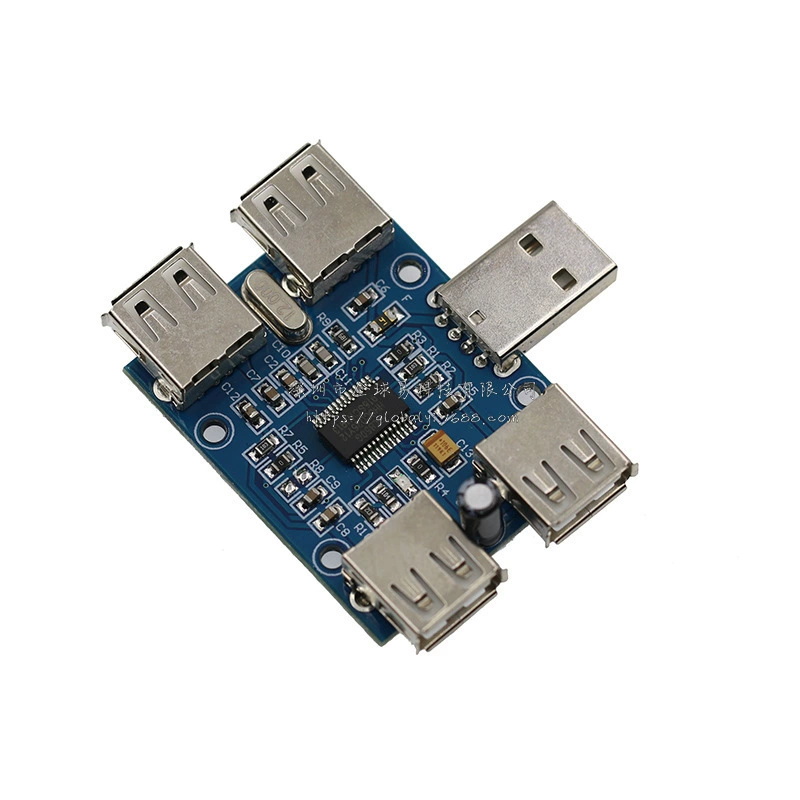 USB-хаб USB2.0, модуль удлинителя USB 1 в 4 / 1→4, модуль на чипе GL850G