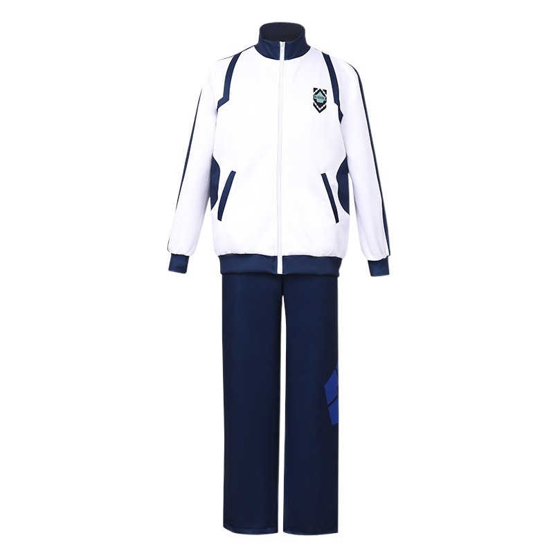 Blue prison cos clothing blue lock BlueLock Royal shadow Ling Wang Jie Shi Yi Bee Music back sports jersey jacket