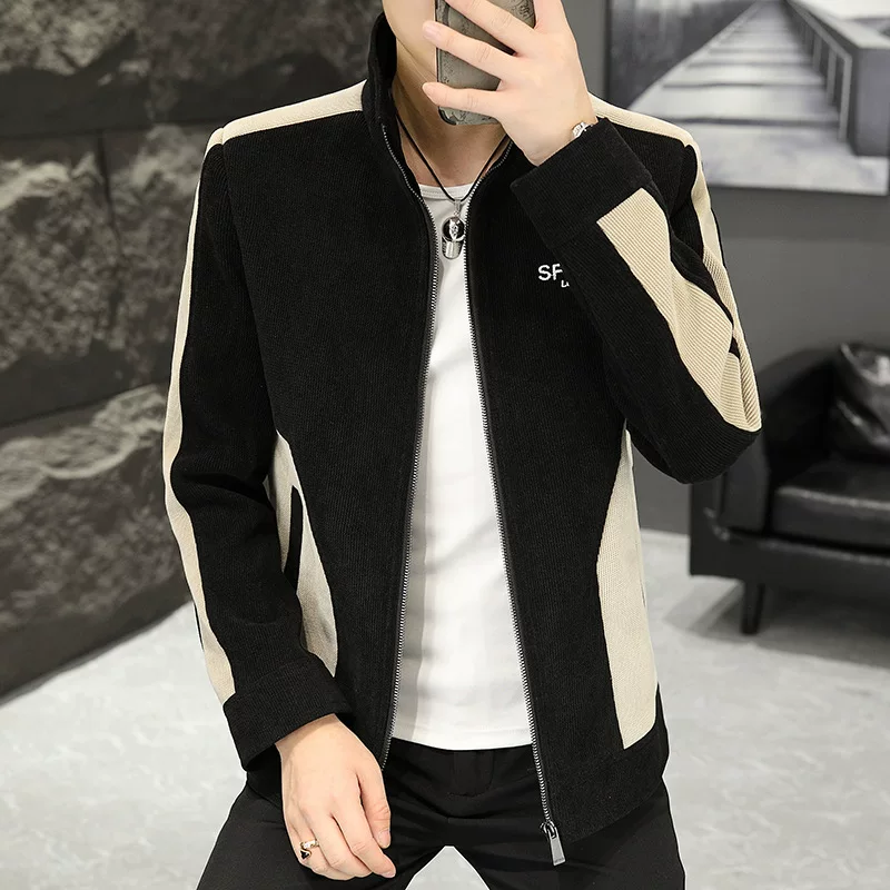 Демисезонная осенняя универсальная трендовая куртка для отдыха, slim fit