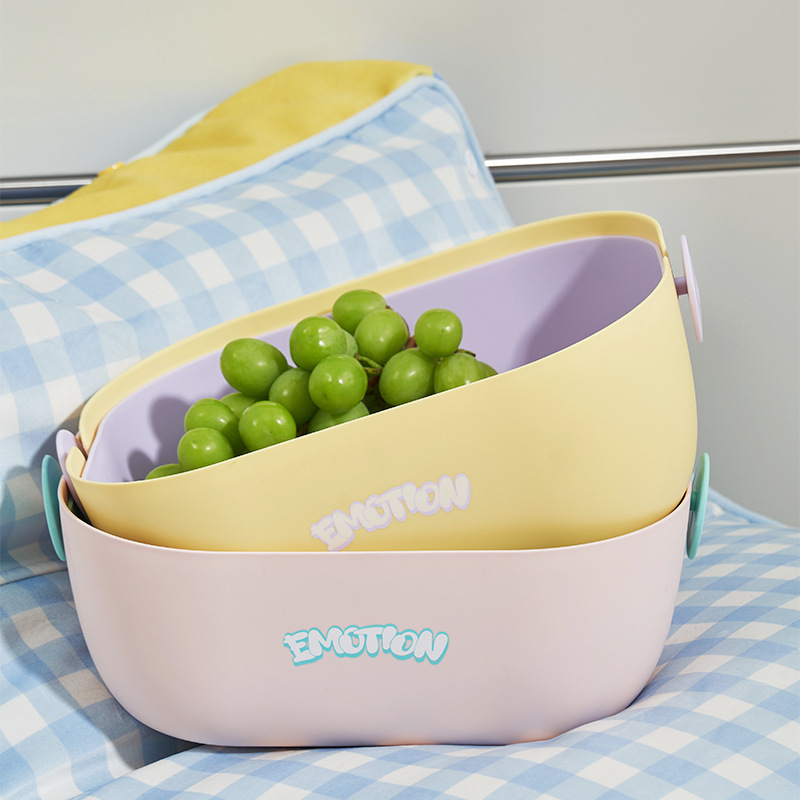ドーパミンフルーツ洗浄野菜水切りかご、二層水切りバスケット、クリエイティブで可愛いキッチン野菜洗い桶|undefined