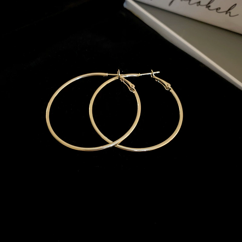 Серебряная игла, металлические модные сексуальные серьги, простой и элегантный дизайн, стиль лёгкой роскоши, стиль высокого качества