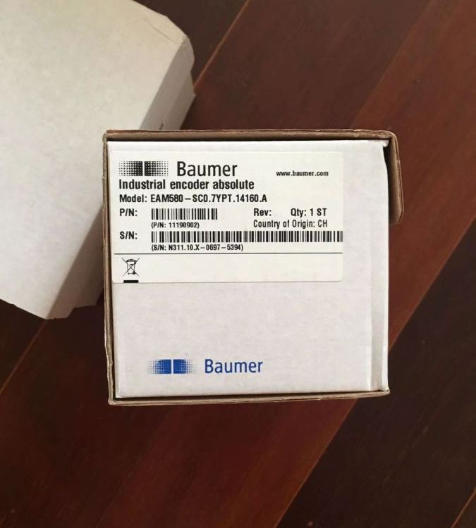 瑞士Baumer运动控制传感器EAM580-BAA.7YPT.14160.A堡盟编码器
